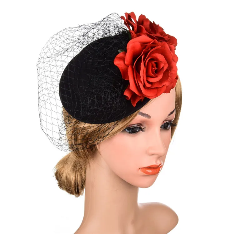 fascinator rose