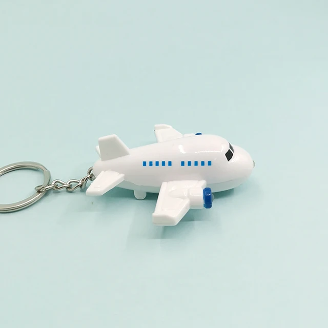Light up Plane Keychain with Sound Making