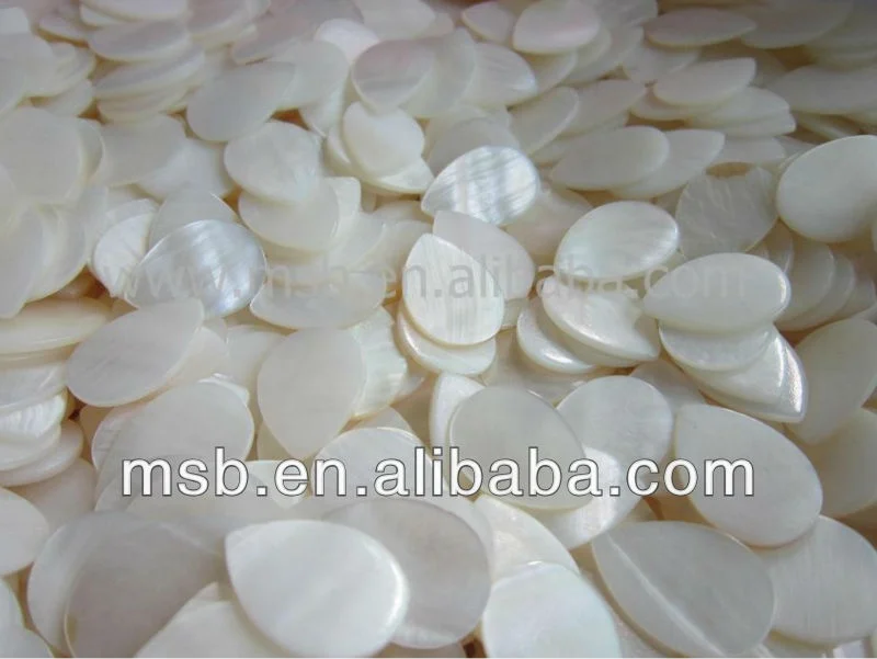 Polished Natural Mother of Pearl Shell Cutting Blank Pieces for Jewelry Inlay