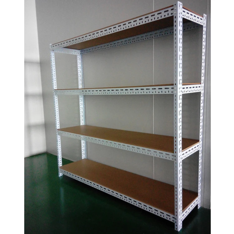 Open light duty angle steel shelves rack for sale