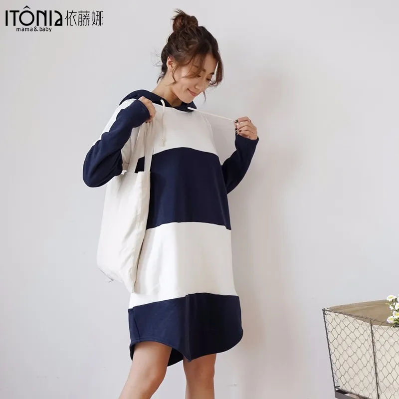 Новинка 2016, элегантная модная стильная одежда для беременных и кормящих мам