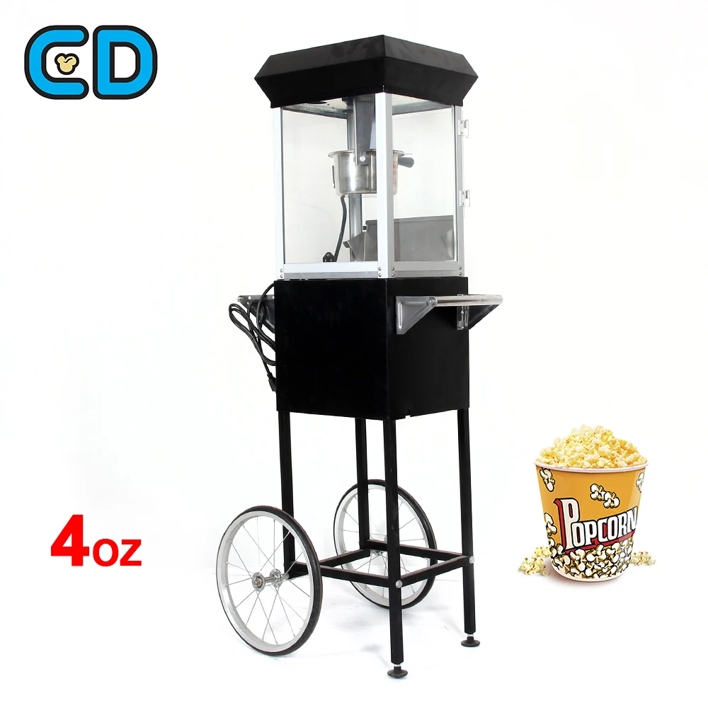 Authentic Automatic Black Pop Corn Popcorn Popper Maker Tabletop 4 Oz Small Kettle Home Machine for Sale