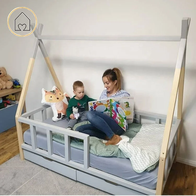 Draak Overdreven pauze Beautiful 190 X 90 Childhome Nap Time Style Kids Interiors Tipi Teepee Cot  Bed With Trundle - Buy Tipi Bed With Trundle,Tipi Bed Childhome,Tipi Cot Bed  Product on Alibaba.com