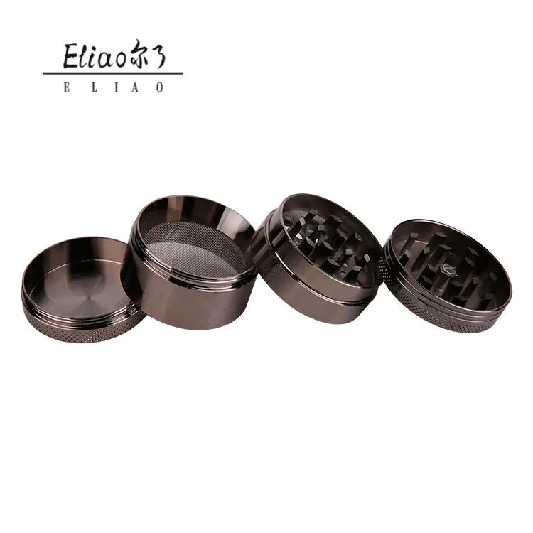 YiWu erliao Новые 4 слоя 40 мм индивидуальный логотип шлифовальный станок хит продаж травосборники