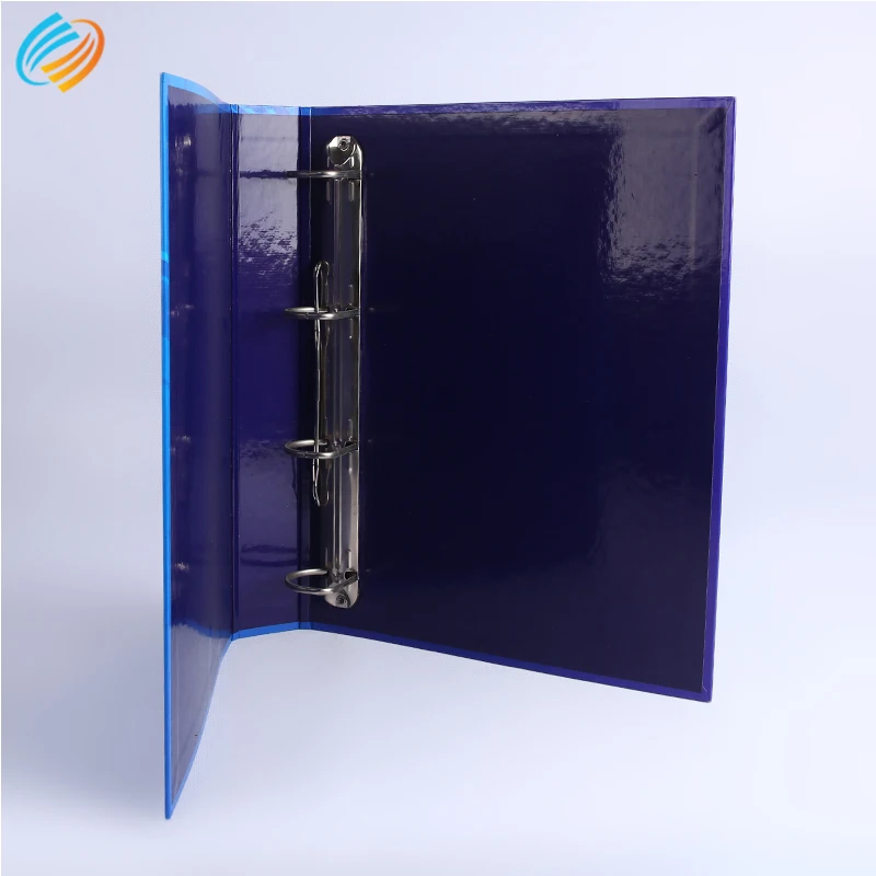 
 Бесплатный дизайн надежный поставщик A4 металлическая синяя папка с 3 кольцами  