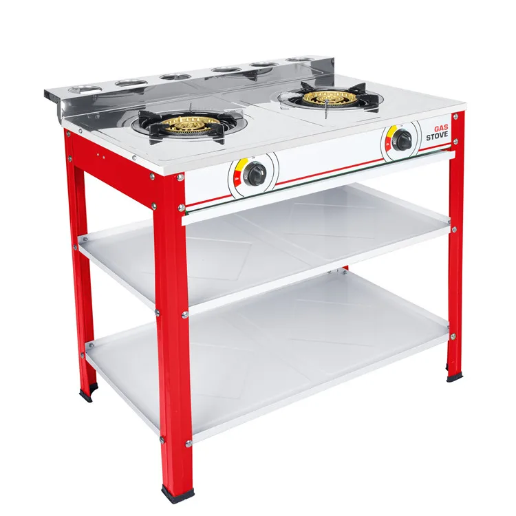 2 burner gas discount stove with stand