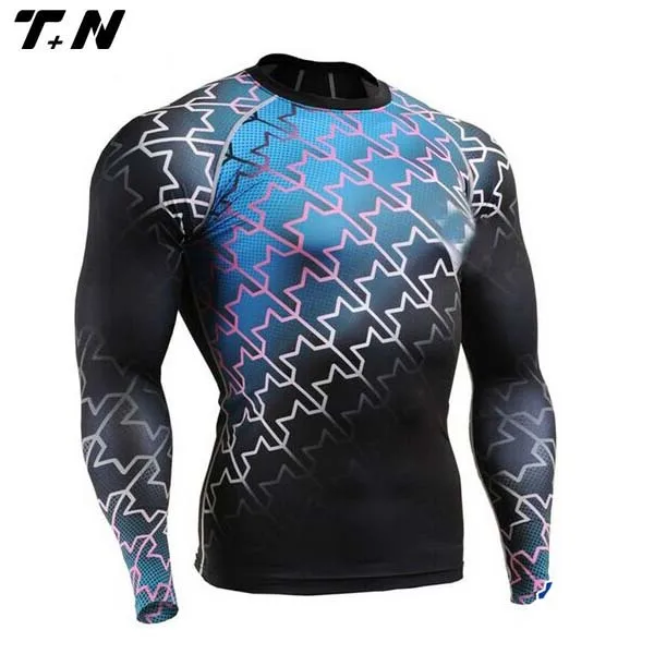 Custom Bjj Printed Rash Guard, Rashguard, Compression Wear