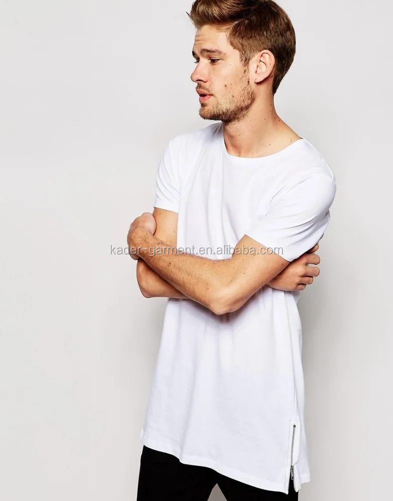 long white t shirt mens