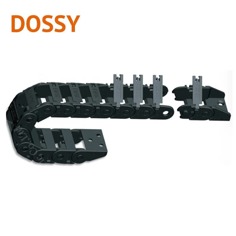 10*11mm Series Outside Openable Plastic Cable Chain Bridge Protective Drag Chain PA66 Wire Carrier