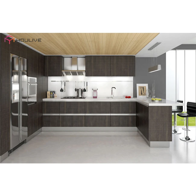 Chinese Brand High Pressure Laminate Sheet Kitchen Cabinets Furniture Wooden Color Modern Designs Buy Laminate Kitchen Cabinet Kitchen Designs Hpl Cabinet Product On Alibaba Com