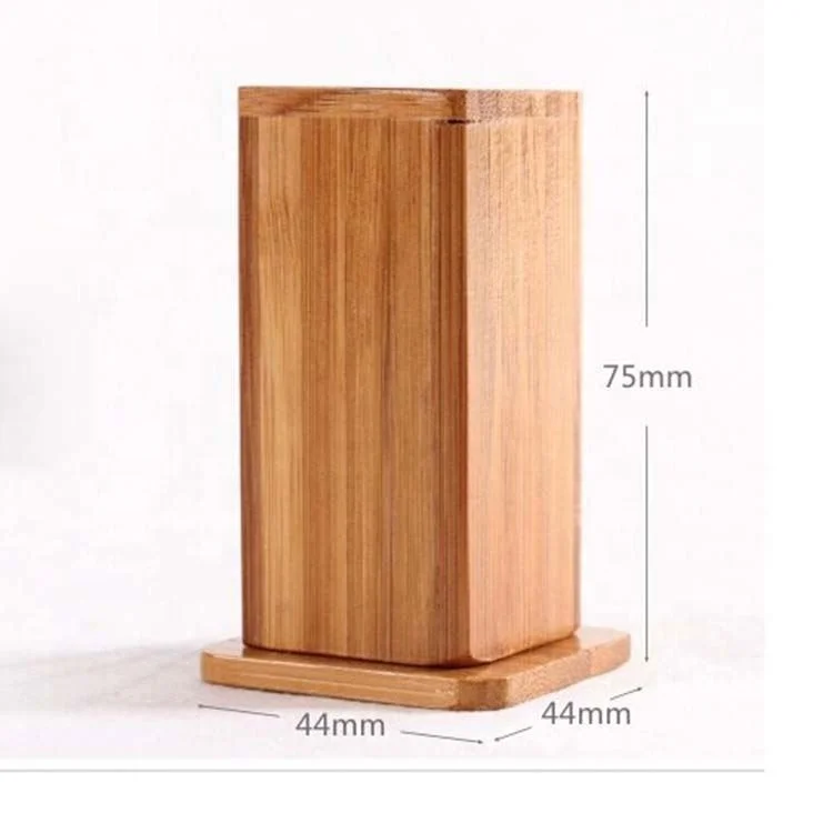 
Сделано в Китае, новинка, персональная деревянная бамбуковая коробка для зубочисток, бамбуковый Держатель Для Зубочисток 