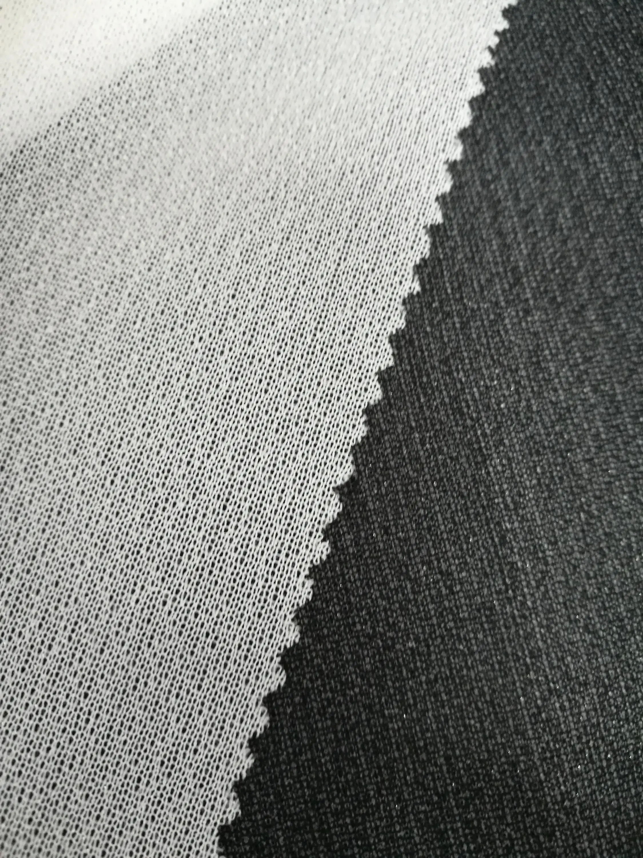 50D 75D Stretch Tricot Polyester Interfacing Circular Knitted Fusible Interlining