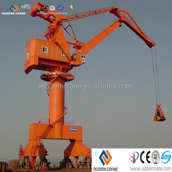 Easy and Simple to Handle Rail Type Harbour Portal Crane