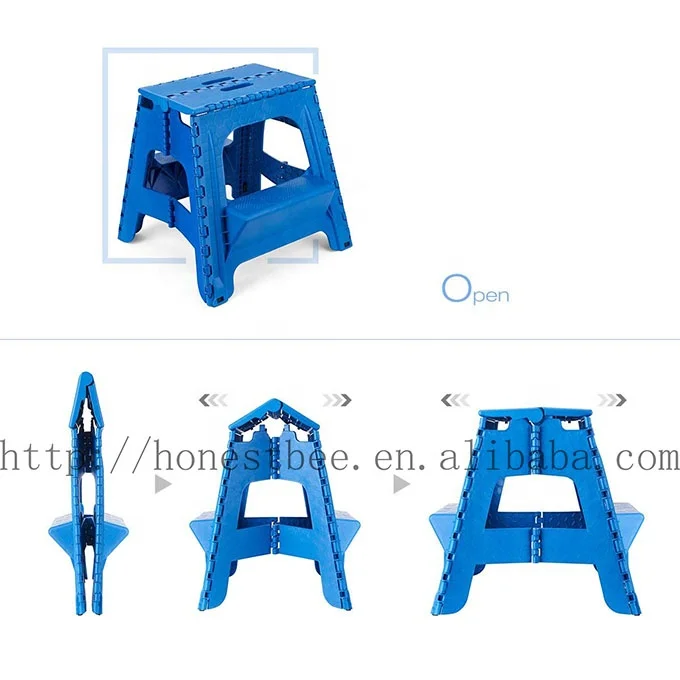 2-в-1 двойного назначения стул два передвижная стремянка прочный пластиковый складной с педалью удобного