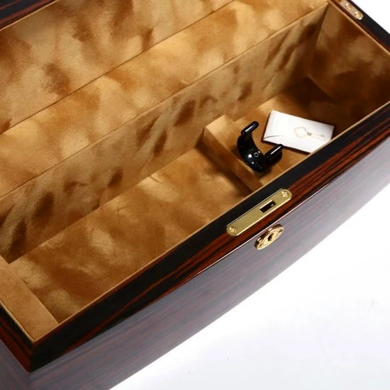 Luxury Custom Wooden Wine Whiskey Packaging Box for Double Bottles With Accessories Wine Storage Case