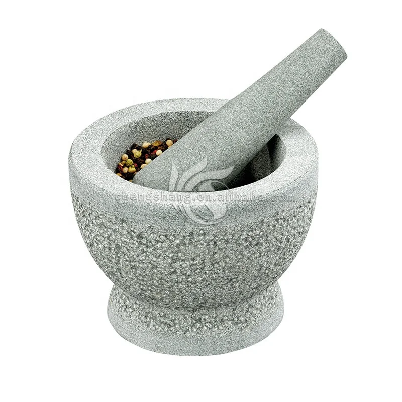 Новый стиль экологичный гранитный раствор серый wtih пестик