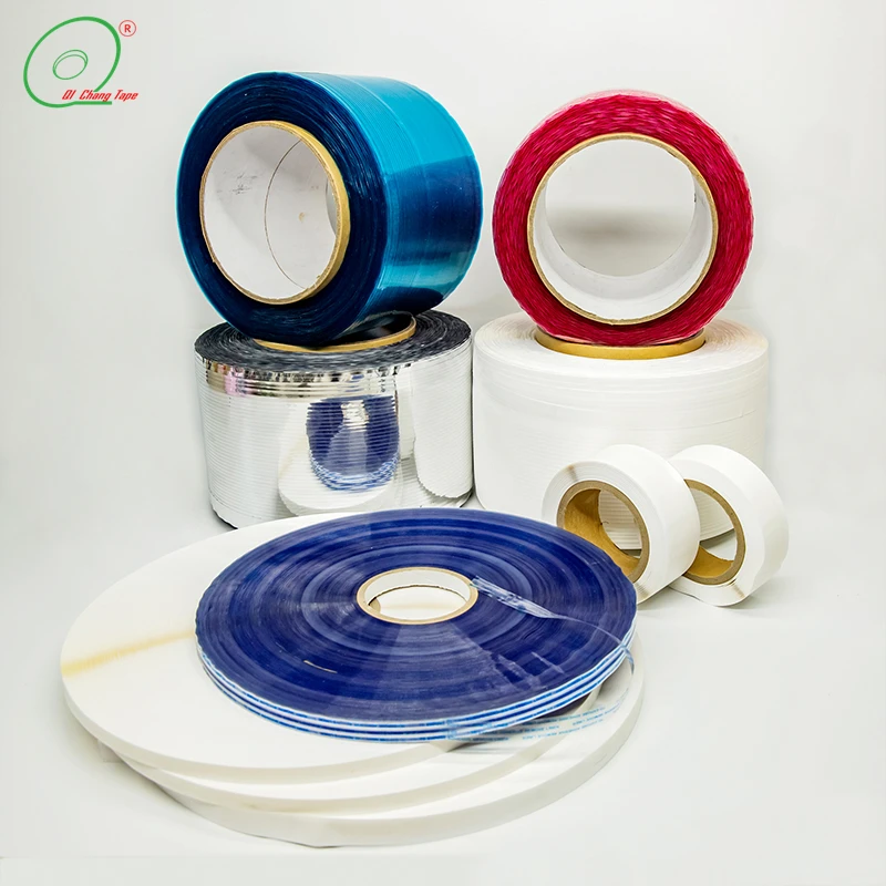 8mm Glue 15mm Film Width Destructive Courier Bag Permanent Sealing Tape with Super Adhesion Performance details