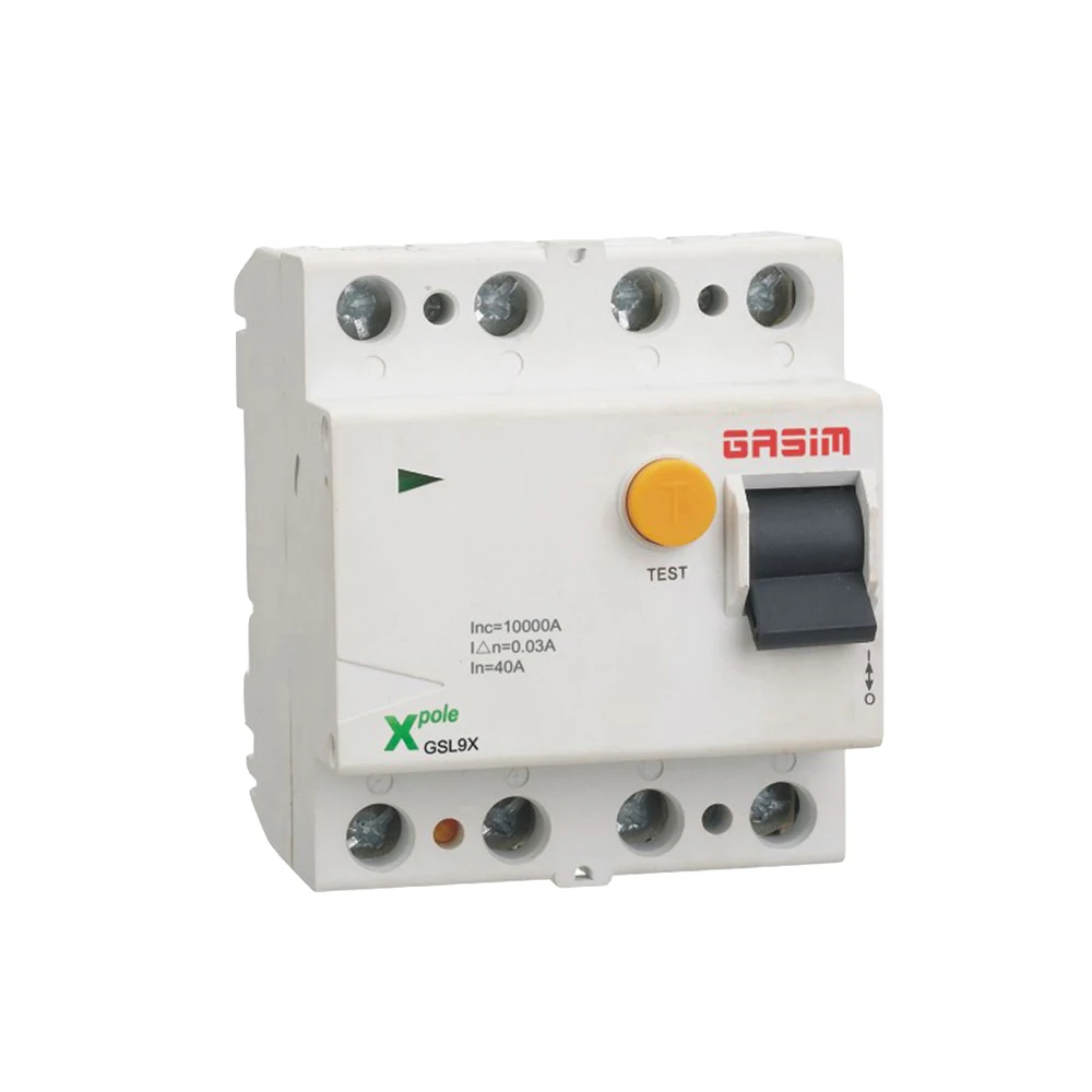 Mcb Mccb Rccb Elcb Circuit Breaker 2p 30ma 40a C63 100a 125a Ac Dc Earth Leakage Circuit Breaker