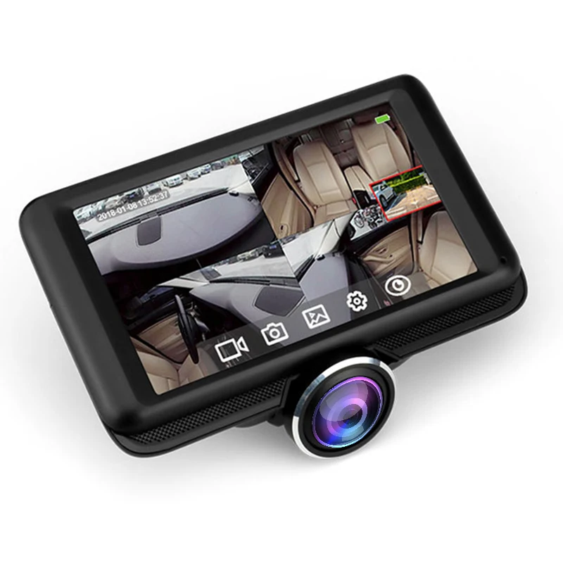 Panoramic 360 Degree Car Dash Camera with 4.5' Touch Screen for  All-Demensional Record - China Dash Cam, Dashboard Camera
