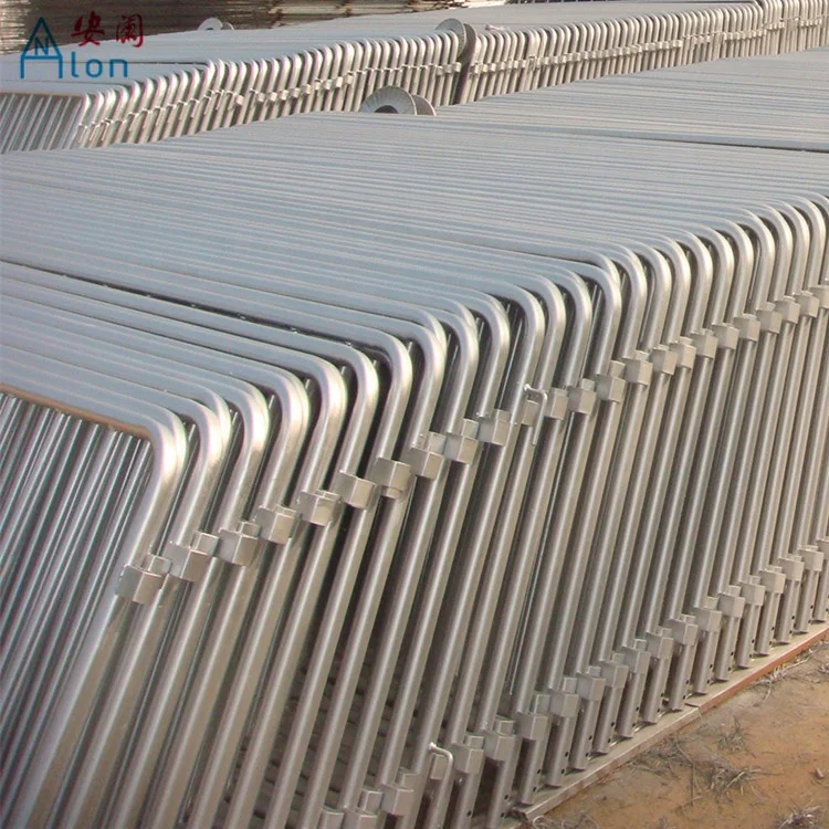 Temporary Crowd Control Barrier, Galvanized Pedestrian Barriers, French Barricade