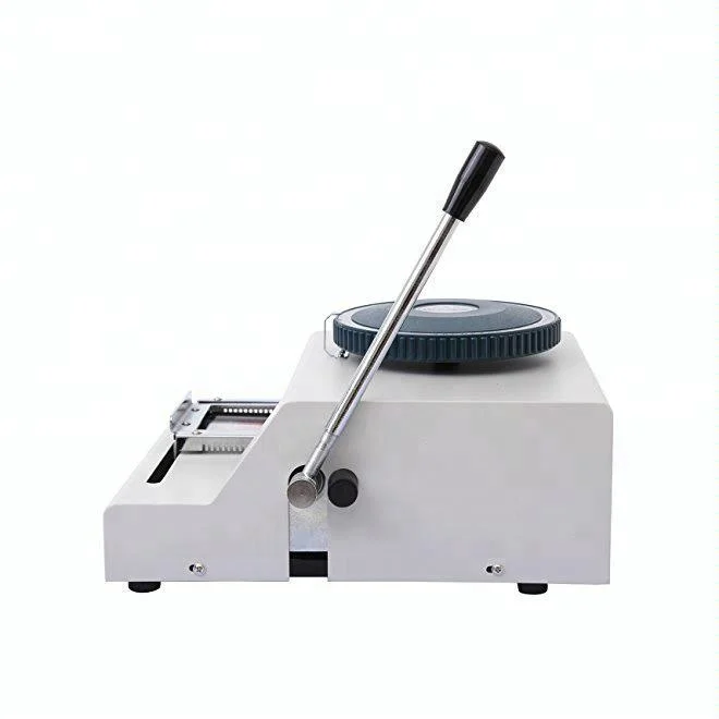 Good Credit Factory Wholesale PVC ID Card Embossing Machine for Hot Stamping
