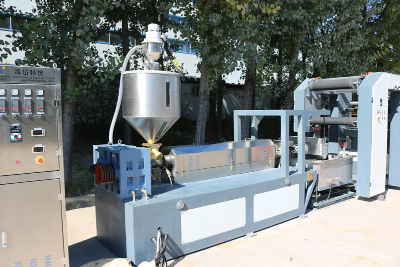 PP PE New Recycling Plastic String (sutli) Extruding Making Machine for Plastic Baler Twine Rope