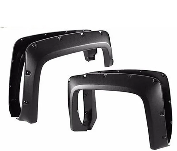 Высокое качество Oem части кузова автомобиля пластиковое колесо арки крыло вспышки 14-17 Chevy silverado 1500 короткая кровать
