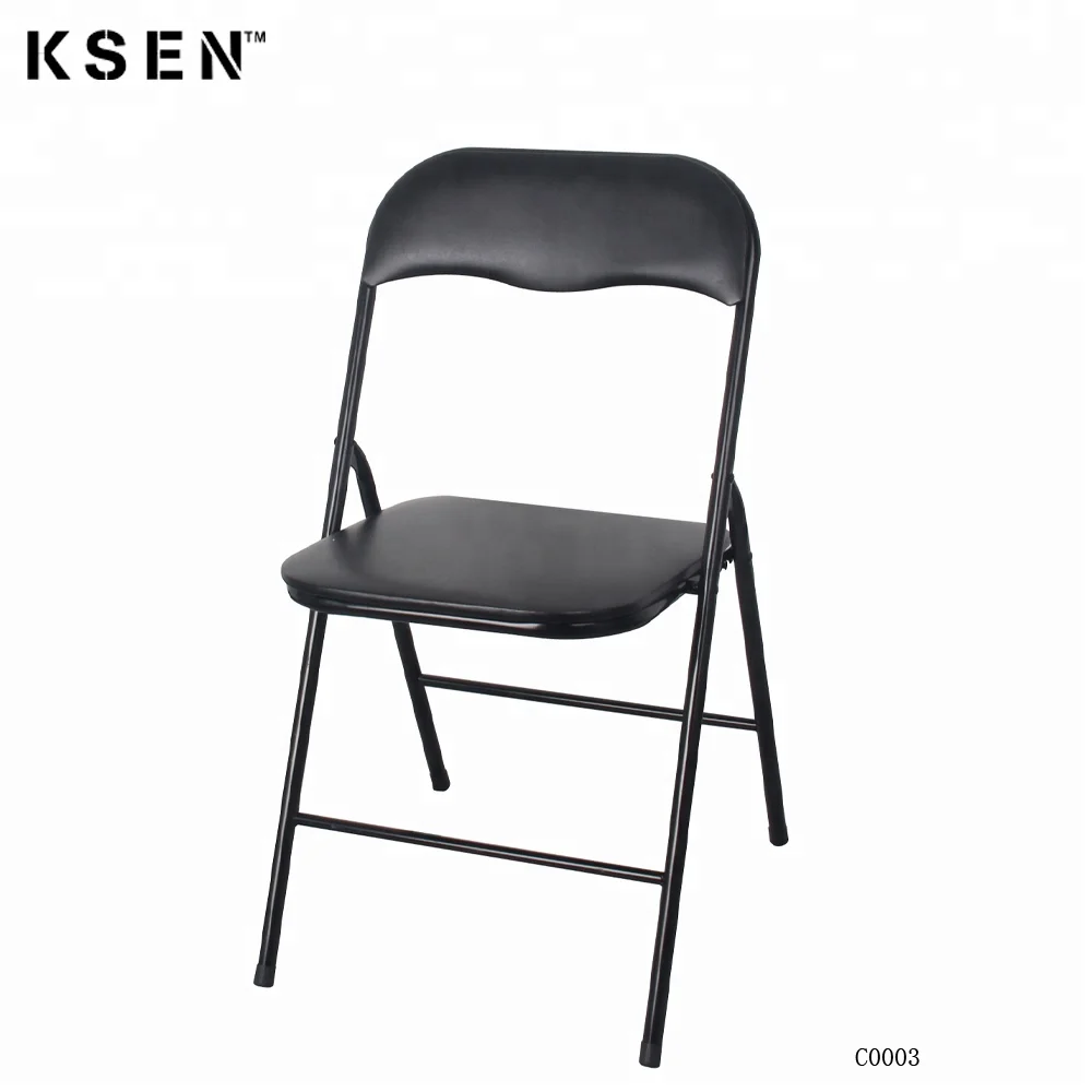 wholesale commercial stackable metal folding chair for wedding party