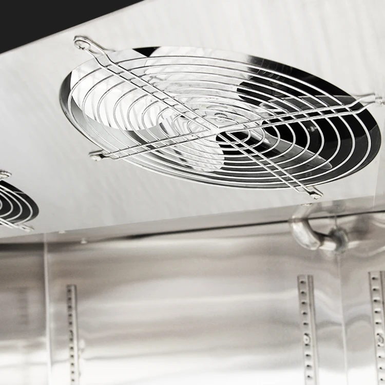 
 Профессиональный вертикальный кухонный холодильник с 6 дверцами  