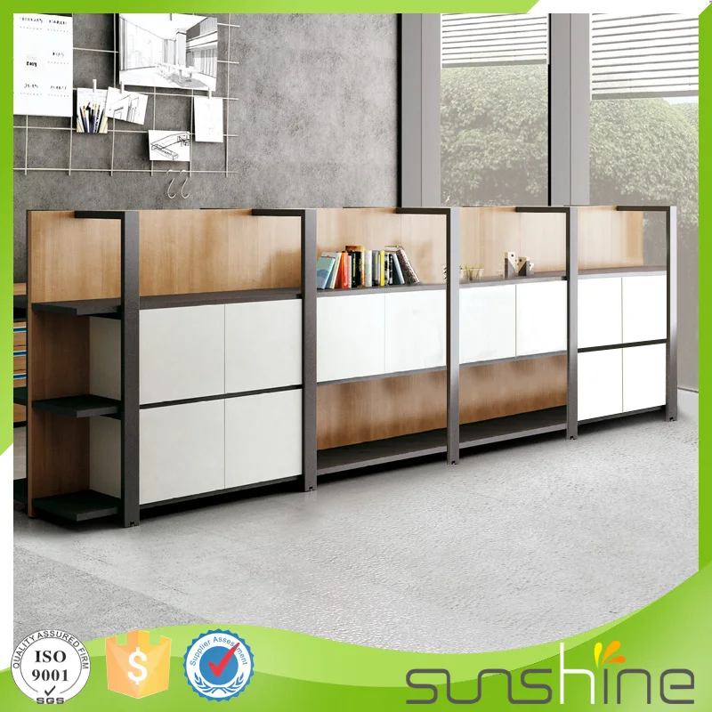 Top Quality Office Furniture Metal Frame Wooden File Cabinet