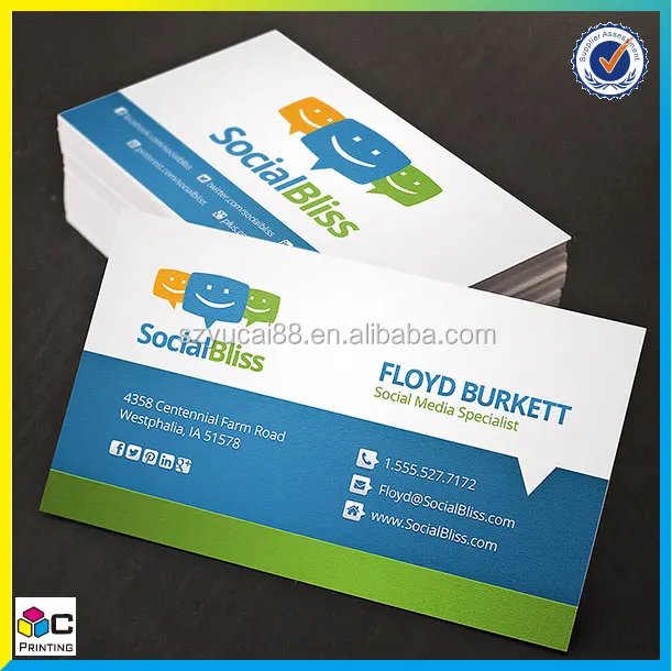 Wholesale letter press printing paper luxury business card per your artwork