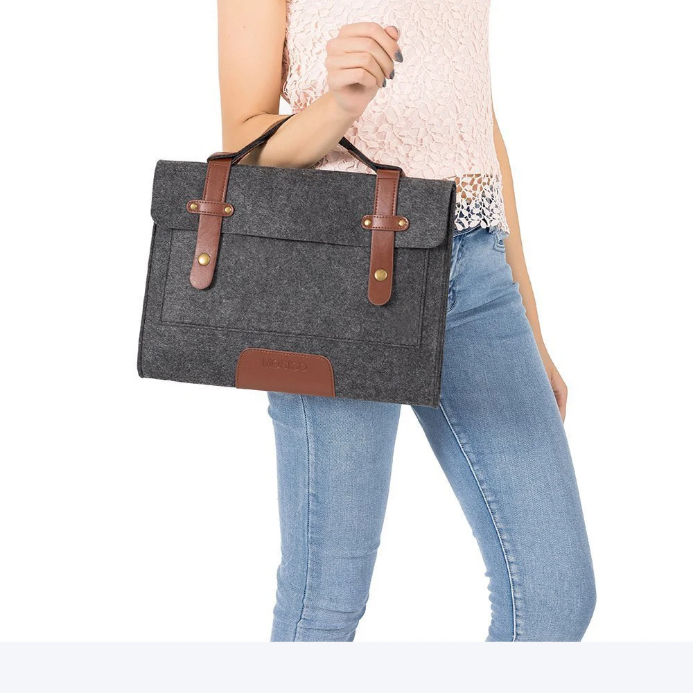 Оптовая продажа, сумка для переноски/сумка через плечо из войлока для ноутбука/портфель, сумка для переноски, чехол,