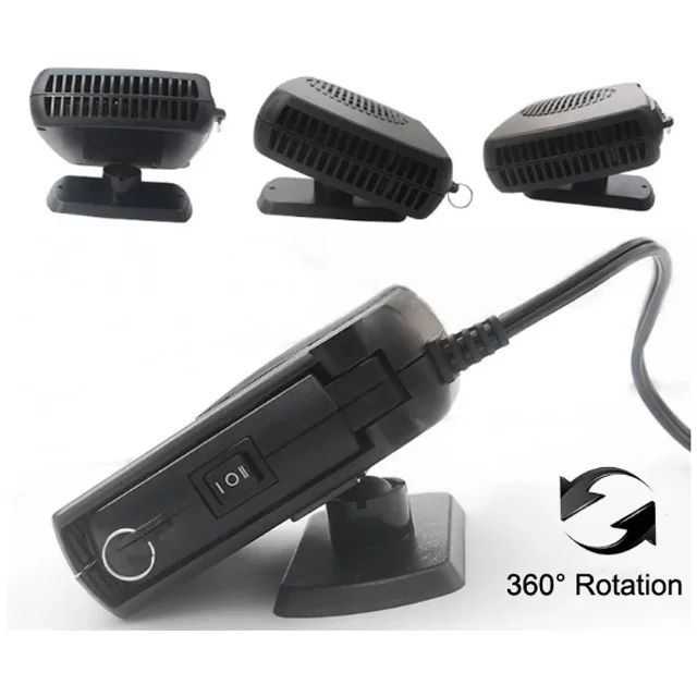 Популярный Керамический автомобильный обогреватель 12 В постоянного тока 150 Вт вентилятор стеклянный деформатор/дефростер портативный