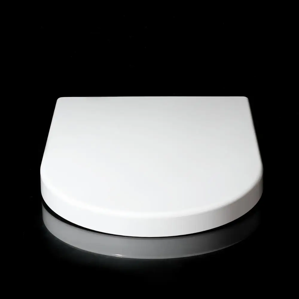 Duroplast Sandwich Style Pp D Shape Family Toilet Seat With Soft Close