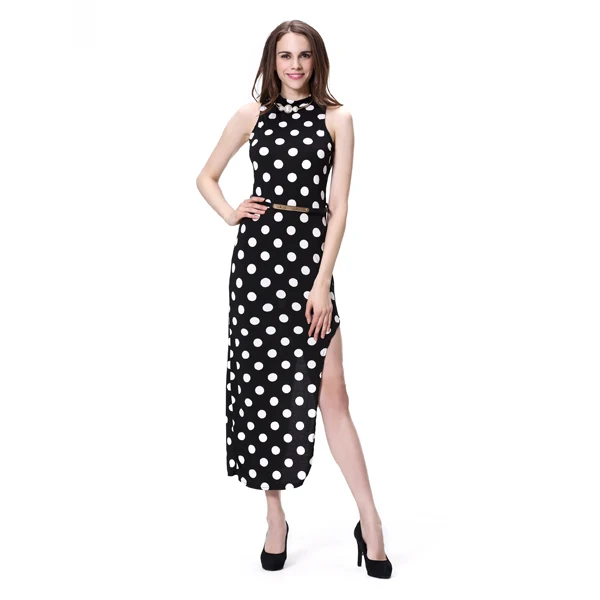 black dots dress