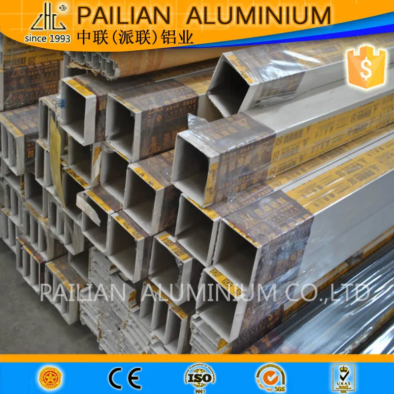 All Types of Aluminium Pipe Prices,100*50*2.0 square Aluminum Hollow Profile,aluminium Box Profile Price Per kg