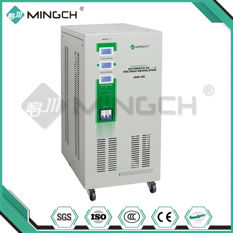MINGCH 50Kva 3 Phase Fully Automatic AC Industrial Accuracy Voltage Stabilizers