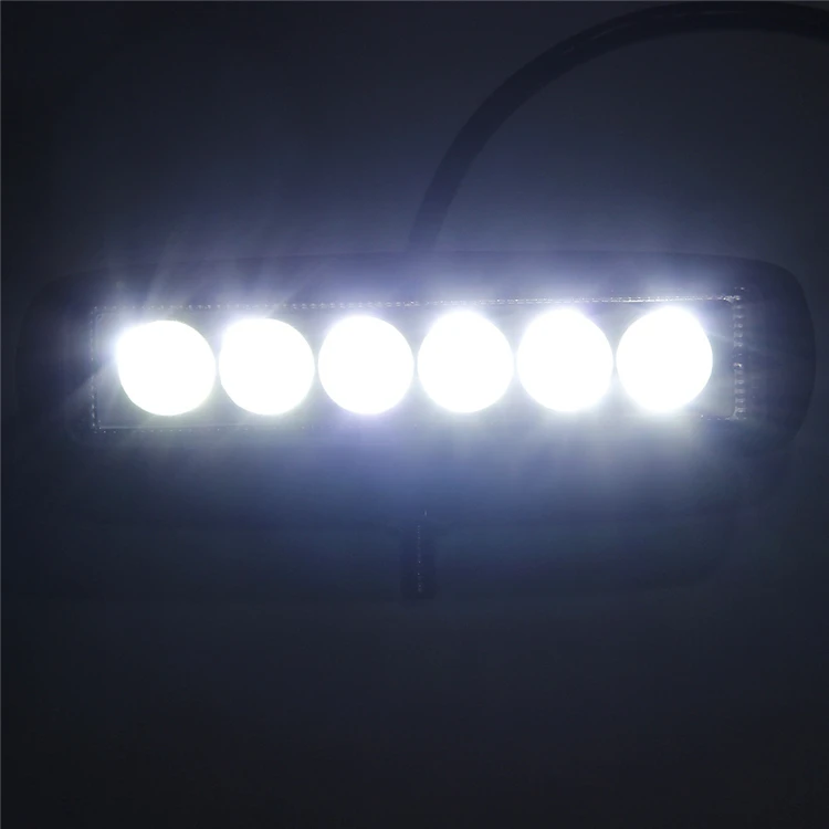 Cheap DRL 18W Led Light Bar Factory Vehicle Work Light 12V