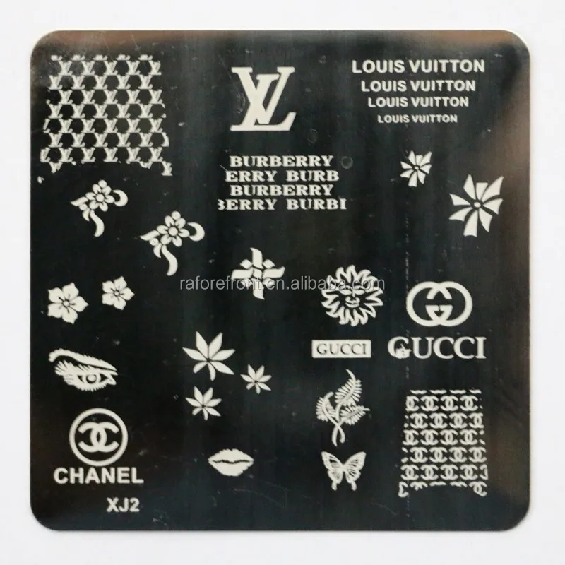 10 Designs For Choose XJ Series Nail Art Image Stamps Plates
