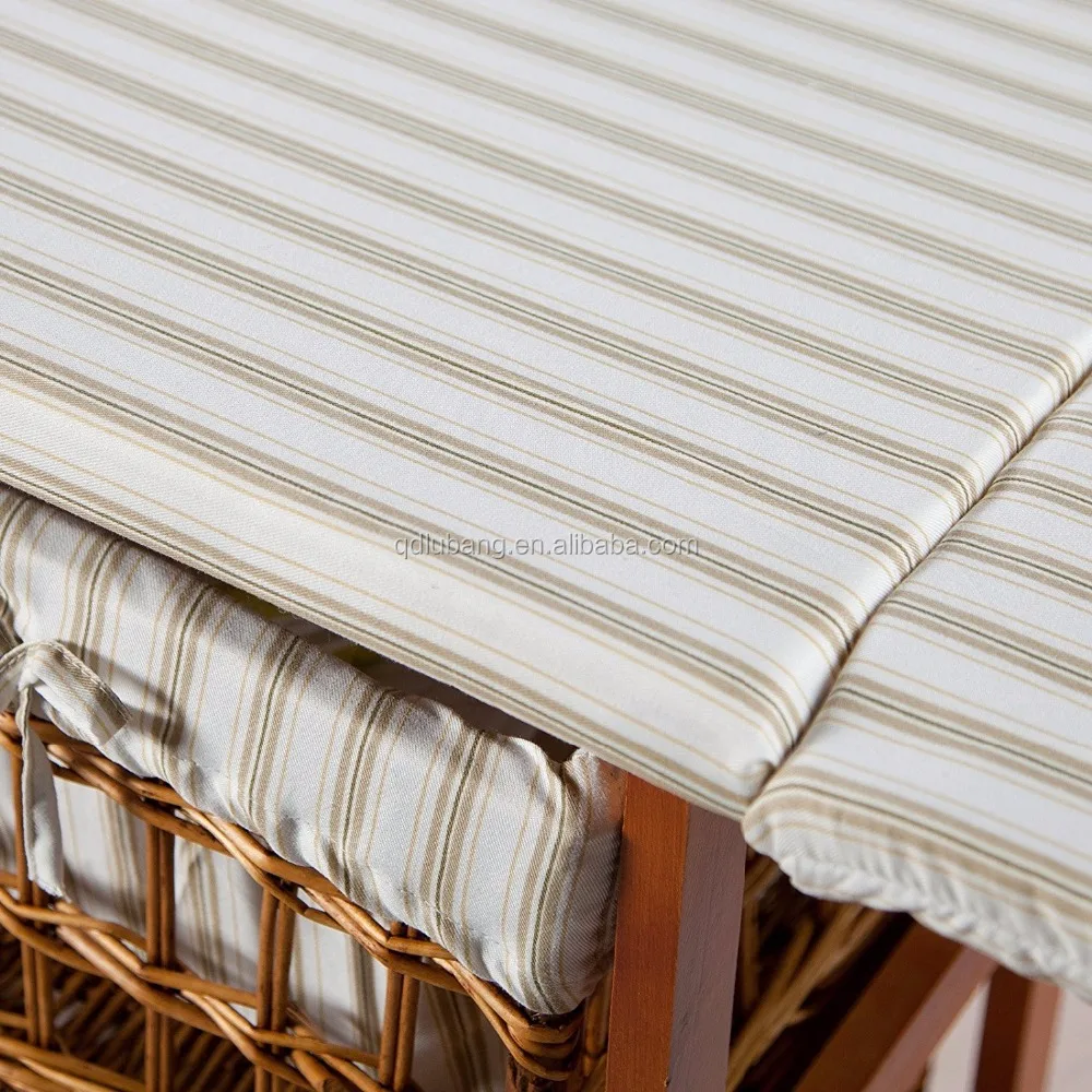 Widely Used Customize High Quality  Light Walnut Brown Mobile Wooden Folding Ironing Board