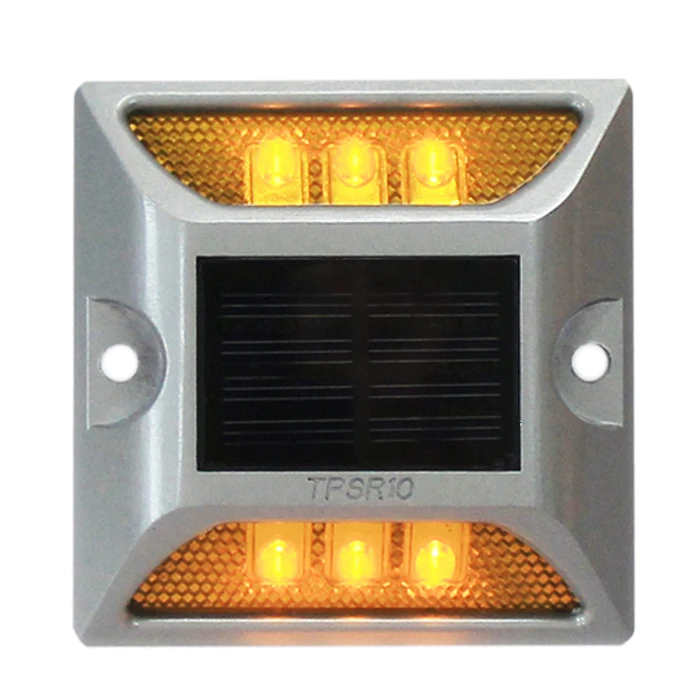 IP68 Aluminum High brightness Reflector LED flashing light Cat Eye  Driveway Pavement Marker Specification Solar Road stud