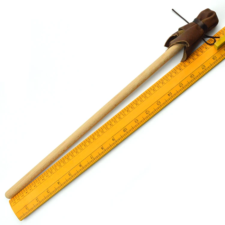 DIYEAH Bâton de bois Mahl de 52 cm (20,5 pouces), outil de support pour la main des artistes, pour des coups de pinceau précis, bâton de stabilisation en bois pour les œuvres
