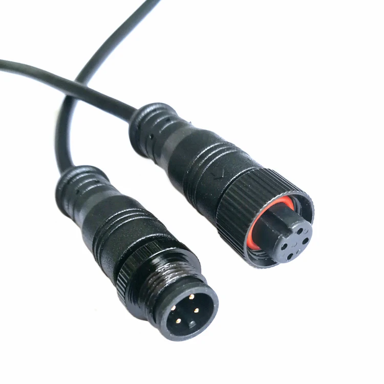 075mm2 18awg 075sqmm Customizable Ip67 Ip68 M12 Waterproof Power Cable Male Female 2 3 4 Pin 2045