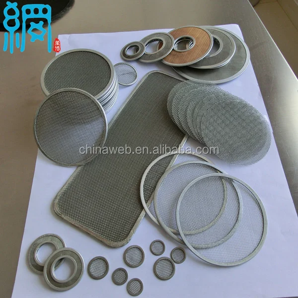 Filter Disc Wire Mesh for Extruder and Plastic Granulator