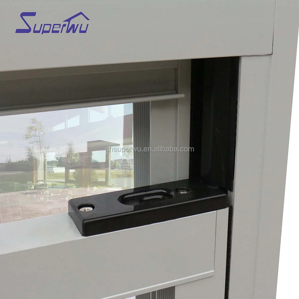 Customized sliding windows door system Double glass hurricane impact aluminium sliding window