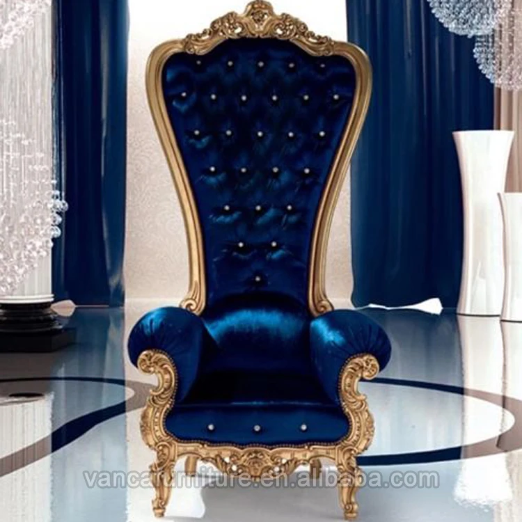 Royal Bride And Groom Throne Wedding Chair With High Back - Buy Throne Chair,Bride  And Groom Throne Chair,Royal Chair Product on 