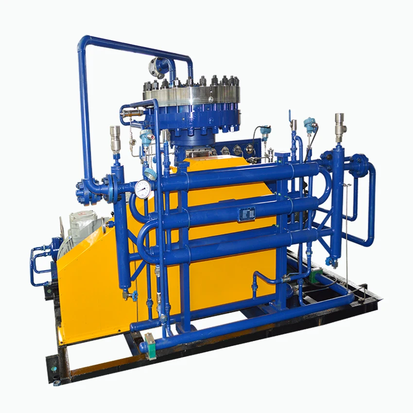 High Purity Oxygen Diaphragm Compressor Air Cooled with Oil-Free Motor and AC Power Core Components Including Bearing