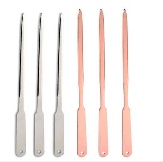 Металлическая открывалка для писем с логотипом из нержавеющей стали