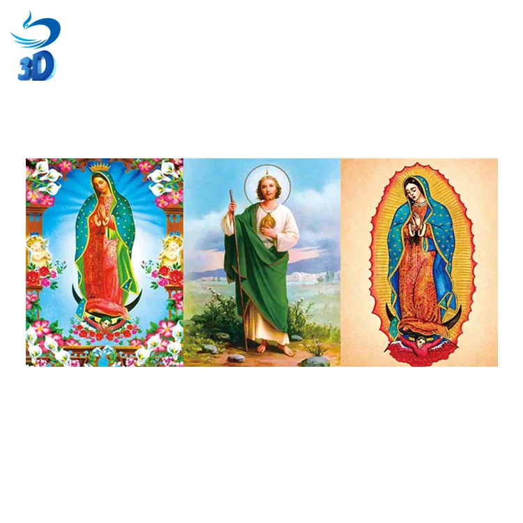 Unique Jesus Christ 3D Effect Pictures Flip 3d Lenticular Poster for Christian
