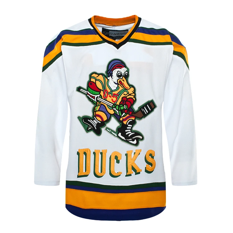 Mighty Ducks Movie Shirts Ice Hockey Jersey